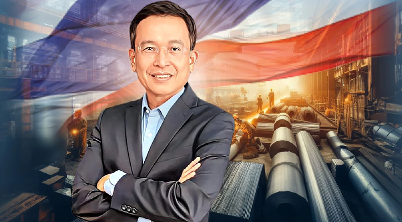 Mr. Bantoon Juicharern, Chairman of Steel Industry Group, the Federation of Thai Industries, had an interview regarding the concern over the direction of Thai steel industry and the anti-dumping measures against hot-rolled coil steel from China.
